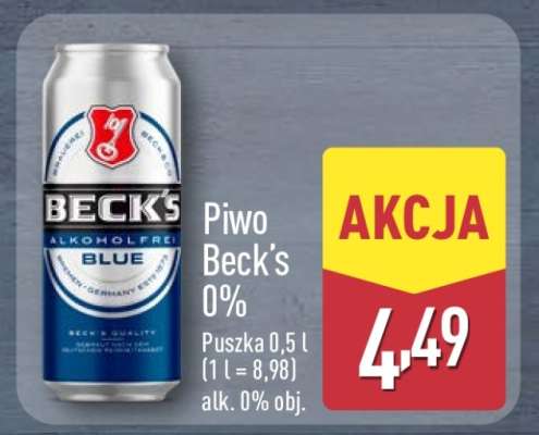 Piwo Beck's 0%