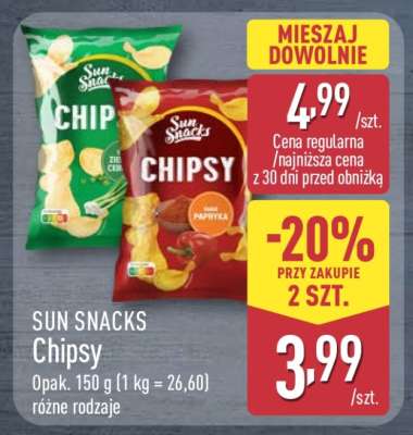 SUN SNACKS Chipsy