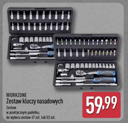 WORKZONE Zestaw kluczy nasadowych