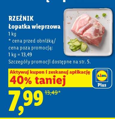 RZEŹNIK Łopatka wieprzowa