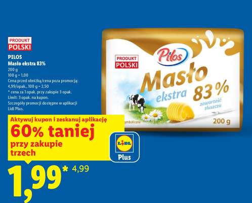 PILOS Masło ekstra 83%