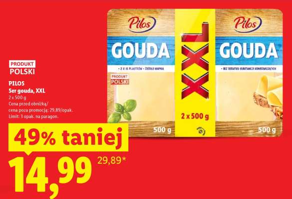 Pilos Ser gouda, XXL