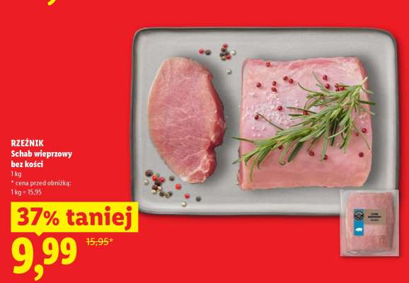 RZEŹNIK Schab wieprzowy bez kości