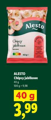 ALESTO Chipsy jabłkowe