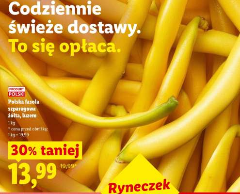 Polska fasola szparagowa żółta, luzem