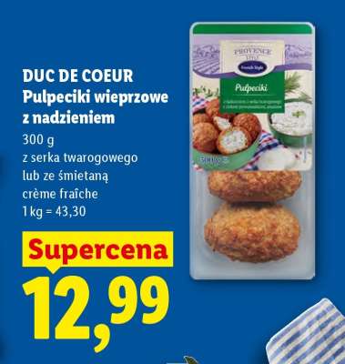 DUC DE COEUR Pulpeciki wieprzowe z nadzieniem