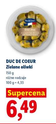 Duc De Coeur Zielone oliwki