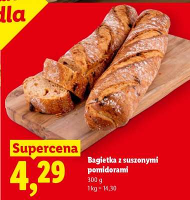 Bagietka z suszonymi pomidorami