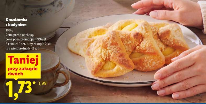 Drożdżówka z budyniem