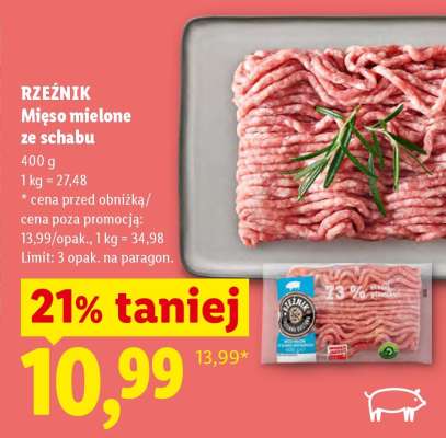 RZEŹNIK Mięso mielone ze schabu