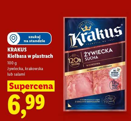 KRAKUS Kiełbasa w plastrach