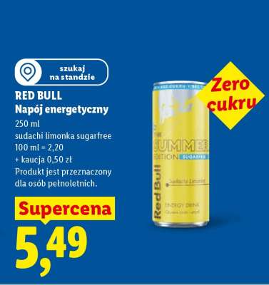 RED BULL Napój energetyczny