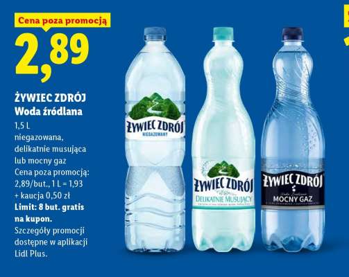 ŻYWIEC ZDRÓJ Woda źródlana