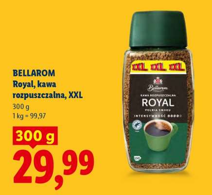 Bellarom Royal, kawa rozpuszczalna, XXL