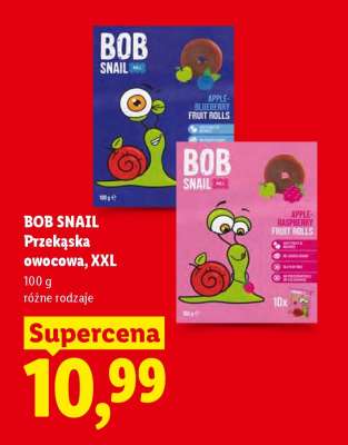 BOB SNAIL Przekąska owocowa, XXL