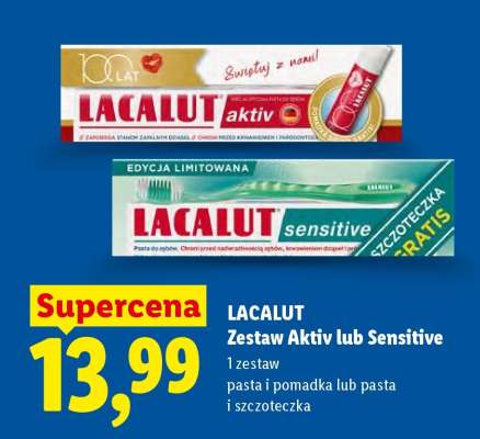 LACALUT Zestaw Aktiv lub Sensitive
