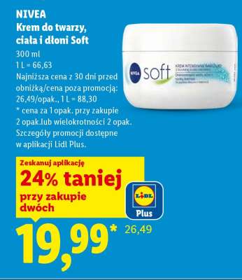 NIVEA Krem do twarzy, ciała i dłoni Soft