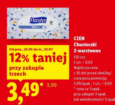 CIEN Chusteczki 2-warstwowe