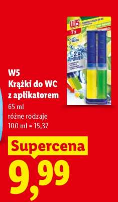 W5 Krążki do WC z aplikatorem
