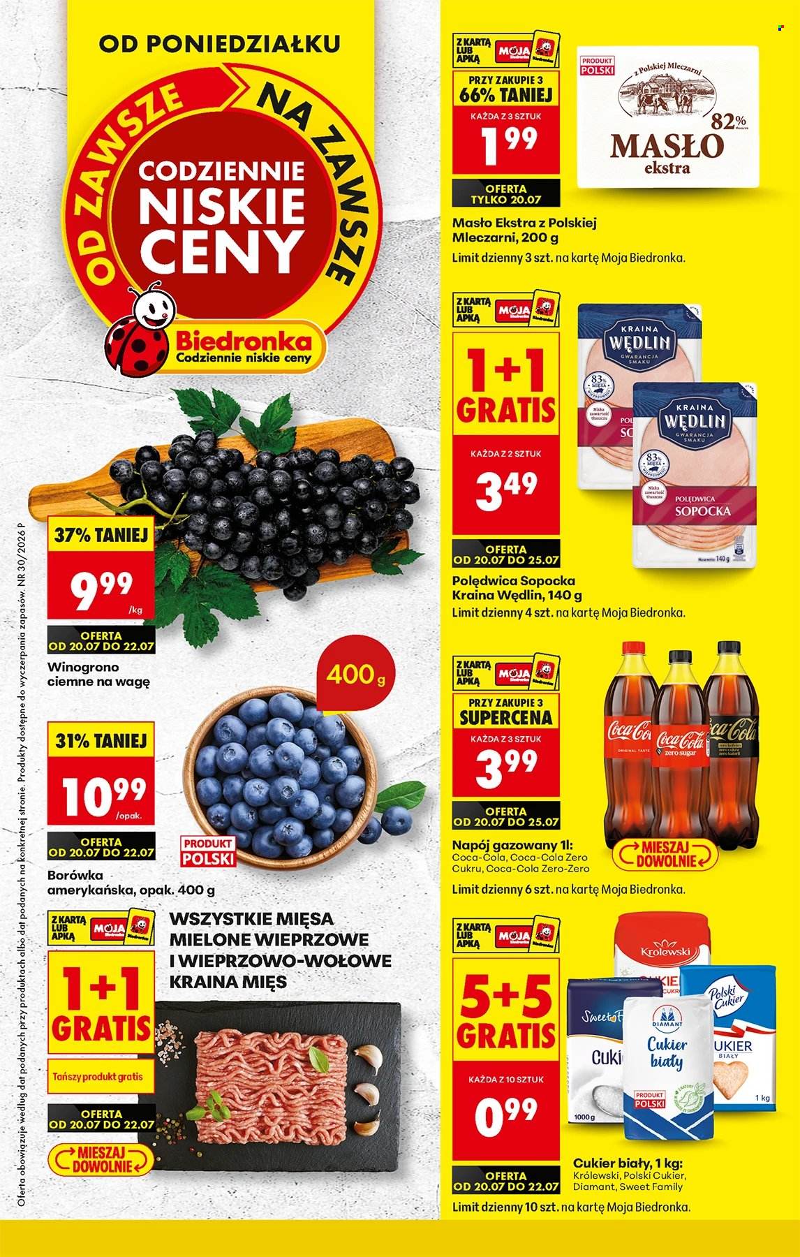 Gazetka Biedronka - 20.7.2026. - 25.7.2026.. Strona 1
