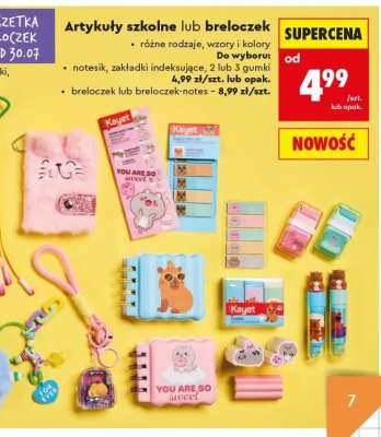 Artykuły szkolne lub breloczek
