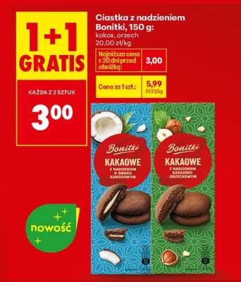 Ciastka z nadzieniem Bonitki, 150 g