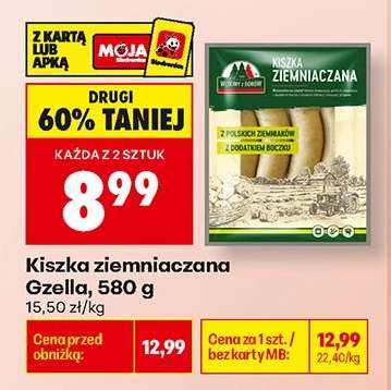 Kiszka ziemniaczana Gzella , 580 g