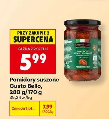 Pomidory suszone Gusto Bello 280 g / 170 g