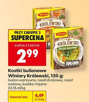 Kostki bulionowe Winiary Królewski, 135 g
