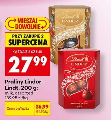 Praliny Lindor Lindt 200 g