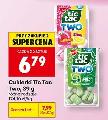 Cukierki Tic Tac Two, 39 g