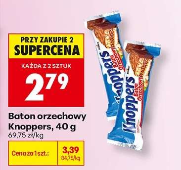Baton orzechowy Knoppers, 40 g