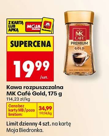 Kawa rozpuszczalna MK Café Gold 175 g