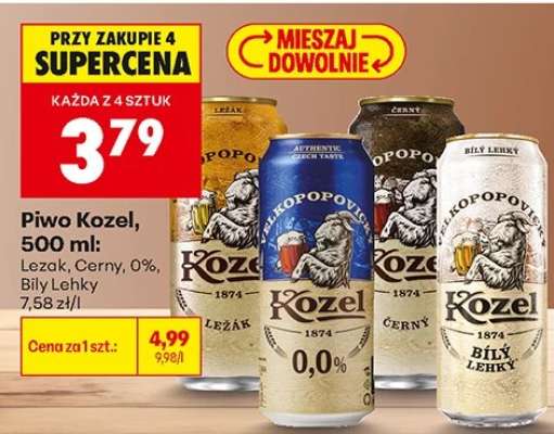 Piwo Kozel, 500 ml