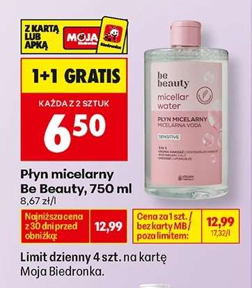 Płyn micelarny Be Beauty, 750 ml