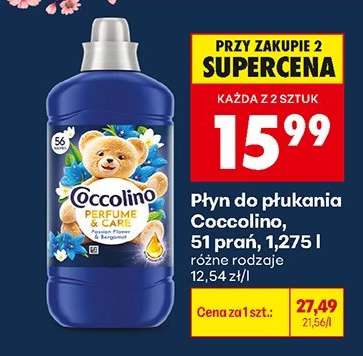 Płyn do płukania Coccolino, 51 prań, 1,275 l