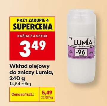 Wkład olejowy do zniczy Lumia 240 g