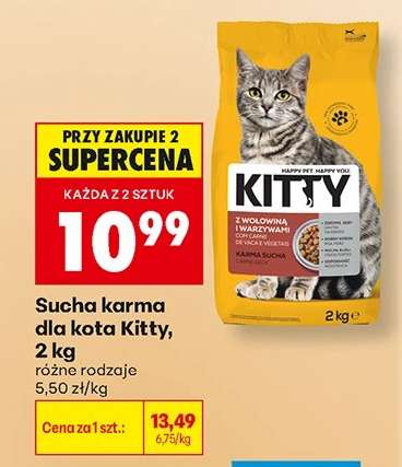 Sucha karma dla kota Kitty, 2 kg