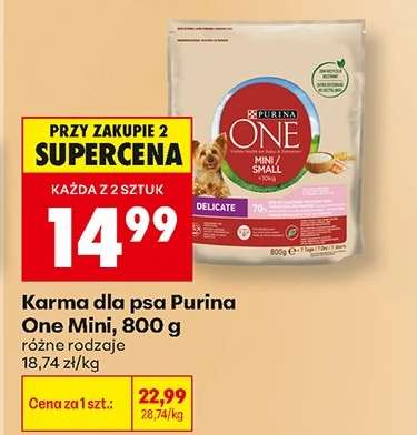 Karma dla psa Purina One Mini 800 g