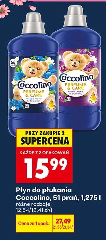 Płyn do płukania Coccolino, 51 prań, 1,275 l
