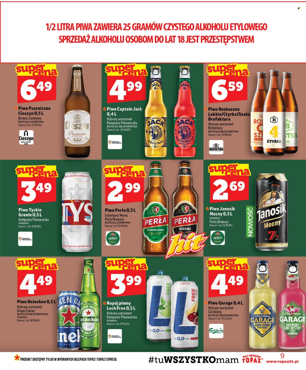 Gazetka Topaz - 23.7.2026. - 29.7.2026.. Strona 9