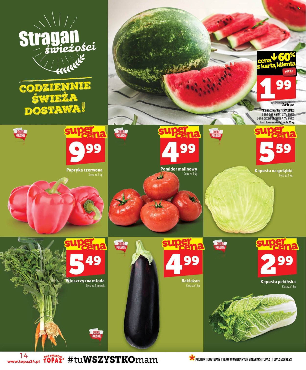 Gazetka Topaz - 23.7.2026. - 29.7.2026.. Strona 14