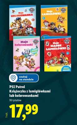 PSI Patrol Książeczka z łamigłówkami lub kolorowankami