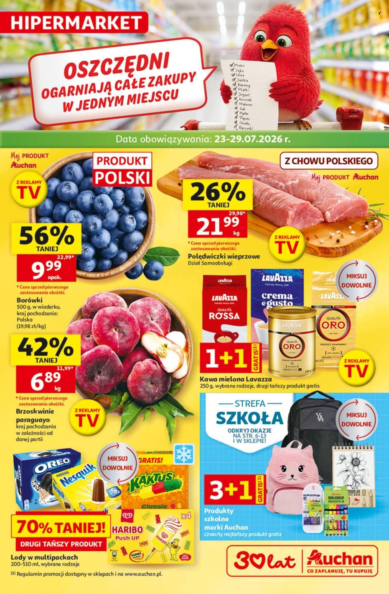 Gazetka Auchan - 23.7.2026. - 29.7.2026.. Strona 1
