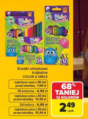 Kredki ołówkowe trójkątne