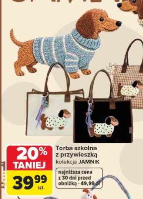 Torba szkolna z przywieszką