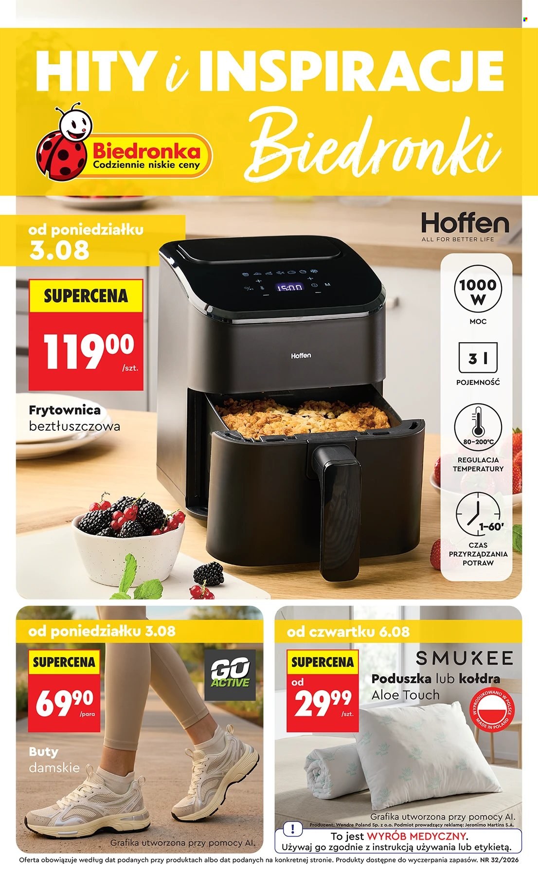 Gazetka Biedronka - 3.8.2026. - 19.8.2026.. Strona 1