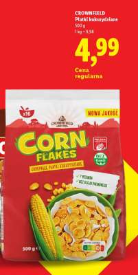 CROWNFIELD Płatki kukurydziane