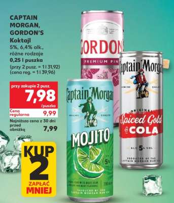CAPTAIN MORGAN, GORDON'S Koktajl