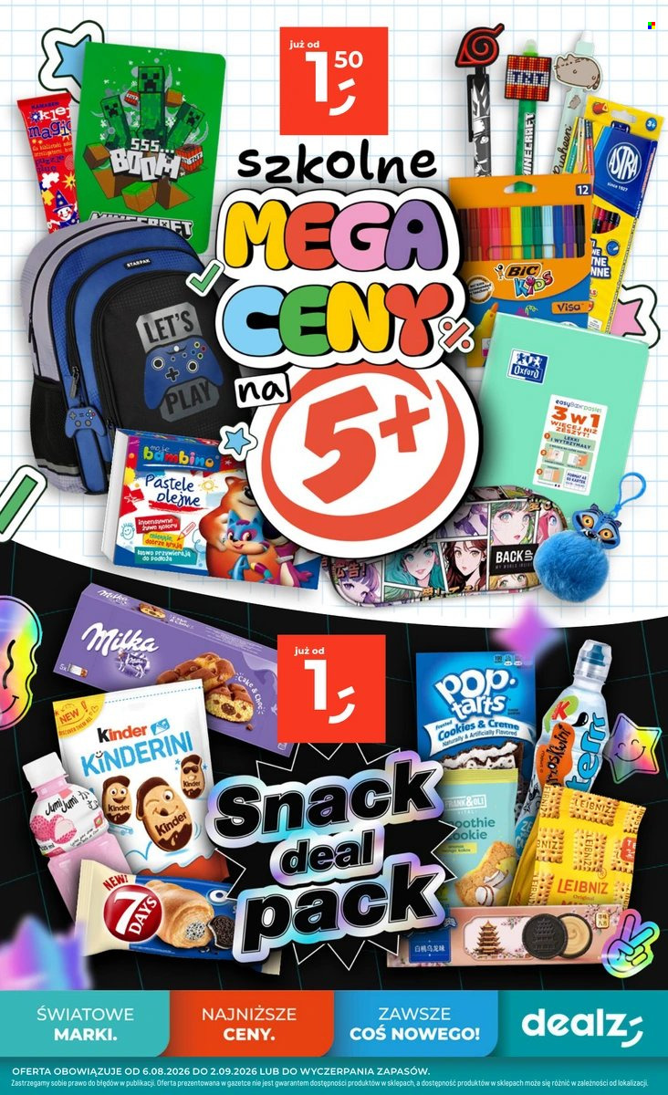 Gazetka Dealz - 6.8.2026. - 2.9.2026.. Strona 1